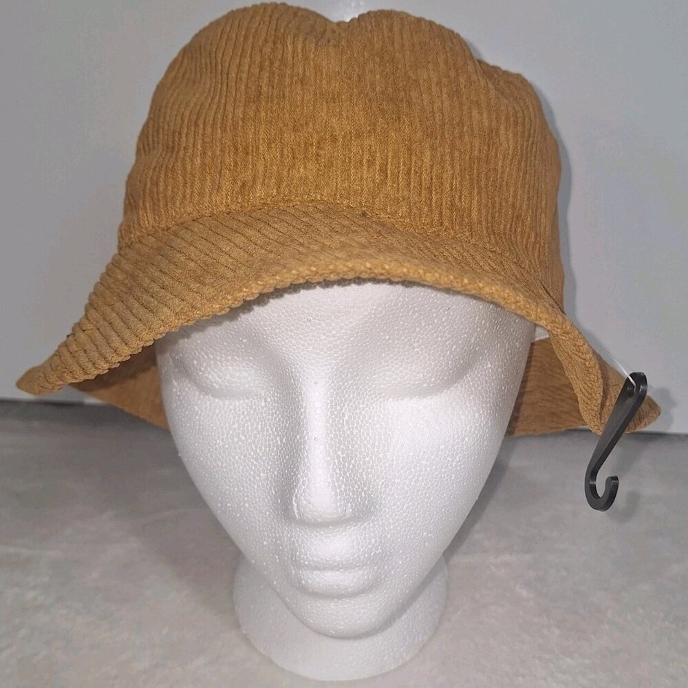 NWT Altar'd State Women Winter Camel Colored Woman Bucket Hat Corduroy Sun Hat